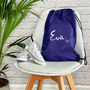 Butterfly Personalised Girls Swimming/Pe Bag, thumbnail 1 of 3