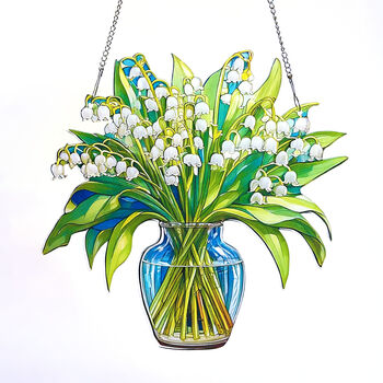 Lily Of The Valley Birth Flower Suncatchers May, 4 of 4