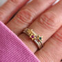 Star Birthstone Ring, thumbnail 1 of 12