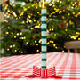 Red Bow Ceramic Candle Holder, thumbnail 1 of 4