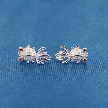 Red Eye Fish Stud Earrings, 4 of 7