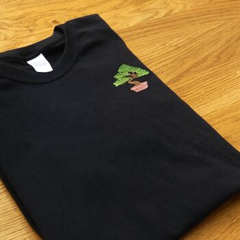 Bonsai Embroidered T Shirt, 7 of 8
