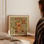 Rodeo Horse Print, Cowboy Horse, Western Nursery Print Green, thumbnail 4 of 12