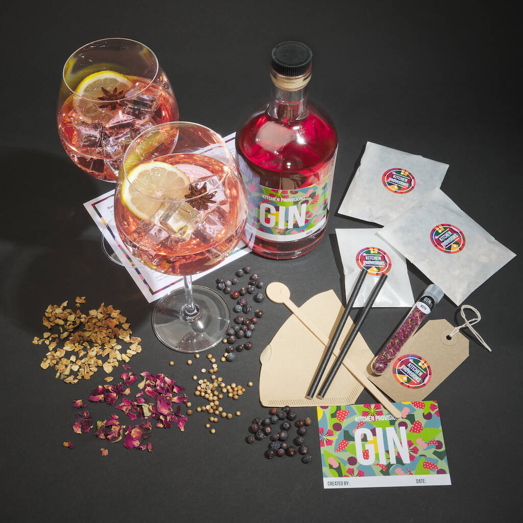 Make Your Own Mother's Ruin Gin Kit, Two Bottles, 1 of 5