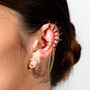 Waterfall High Ear Multi Colour Cuff, thumbnail 3 of 4