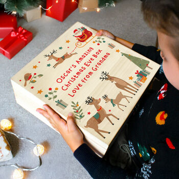 Personalised Santa Christmas Eve Box, 5 of 5