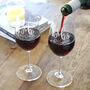 Set Of Two Personalised Mr And Mrs Wedding Wine Glasses, thumbnail 2 of 5