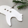 Polar Bear Handmade Christmas Tree Decoration, thumbnail 2 of 5