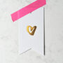 Heart Gift Tags Copper And Gold, thumbnail 3 of 4