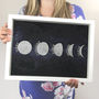 Personalised Names Moon Phases Papercut, thumbnail 1 of 2