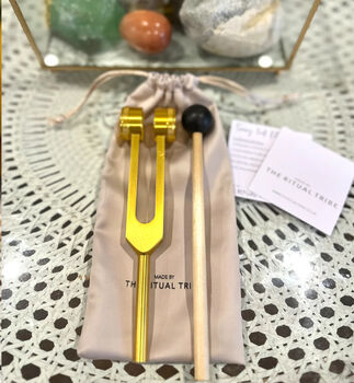 Solar Plexus Chakra Tuning Fork Kit ~ 126.22 Hz, 3 of 4