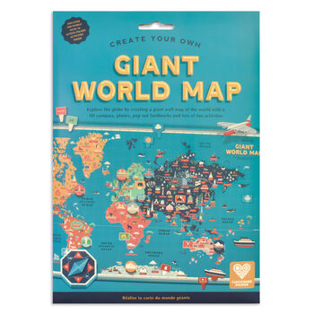 Create Your Own Giant World Map, 2 of 10