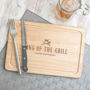 Personalised 'King Of The Grill' Steak Chopping Board, thumbnail 2 of 5