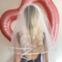 Personalised Bride To Be Hen Party Veil, thumbnail 3 of 3