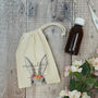 Personalised Floral Bunny Medicine Bag, thumbnail 1 of 3