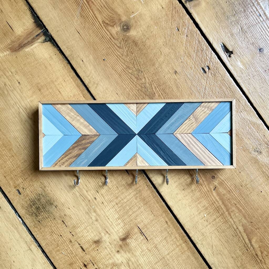 Colourful Mosaic Key / Jewellery Holder By The Porcupine Creative