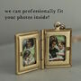 Gold Brass Banner Book Locket Necklace, thumbnail 4 of 9