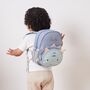 Personalised Blue Dinosaur Mini Backpack, thumbnail 1 of 6