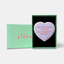 Well Behaved Women Heart International Women's Day Iced Biscuit Letterbox Gift, thumbnail 2 of 8