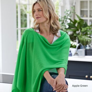Lucy Four Way Cashmere Poncho, 3 of 12