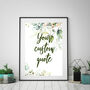Custom Quote Print Poster, thumbnail 6 of 8