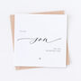 Son On The Day Wedding Card, thumbnail 1 of 5
