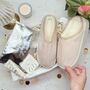 Cool Self Care Gift For Her – Slippers, Silver Earrings, Makeup Bag And Hand Cream, thumbnail 1 of 10