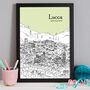 Personalised Lucca Print, thumbnail 9 of 10