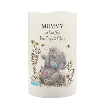 Personalised Me To You Floral LED Candle, 5 of 5