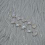 Rainbow Moonstone Dangle Sterling Silver Earrings, thumbnail 5 of 9
