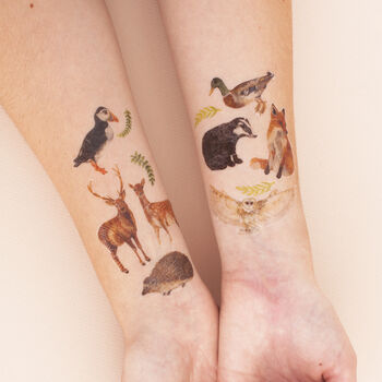 British Wildlife Temporary Tattoo Pack, 3 of 7