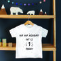 Hip Hip Hooray! Personalised Birthday T Shirt, thumbnail 1 of 3