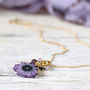 Amethyst, Gold And Diamond Chain Necklace, thumbnail 11 of 12