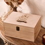 Personalised Floral Couples Wedding Keepsake Box, thumbnail 1 of 4