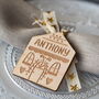 Personalised Wooden House Table Place Setting, thumbnail 1 of 4