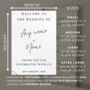 Personalised Wedding Welcome Sticker – Elegant Script Design, thumbnail 3 of 8