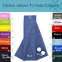 Cotton Velour Tri Fold Golf Towel, thumbnail 6 of 7