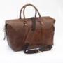 Luxury Soft Hide Leather Travel Holdall Bag, thumbnail 1 of 11