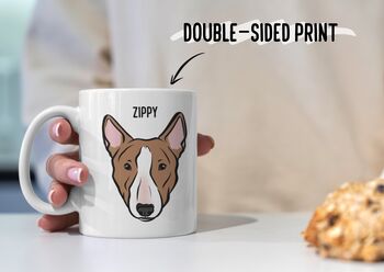 Personalised Bull Terrier Mug, 3 of 5