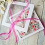 Pink Floral Biscuits Luxury Gift Box, Eight Pieces, thumbnail 4 of 9
