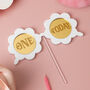 Daisy Sunglasses Personalised Cake Topper, thumbnail 1 of 4