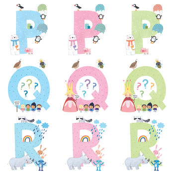 Personalised Alphabet Children's Thank You Cards, 8 of 11