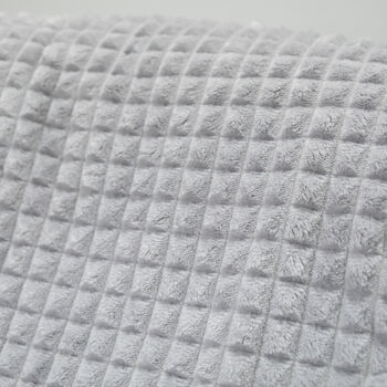 Personalised Grey Unisex Embossed Baby Blanket, 7 of 8