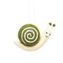 Garden Snail Felt Christmas Tree Decoration, thumbnail 2 of 2