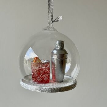 Negroni Cocktail Dome Bauble, 4 of 4