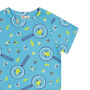 Kids Unisex T Shirt | Blue Bug Explorer | Organic, thumbnail 2 of 2