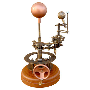 Engraved Mechanical Orrery Solar Astronomy System, 4 of 11