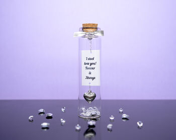 Personalised 11th Steel Anniversary Small Photo Keepsake Gift, 2 of 2