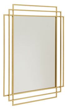 Golden Square Tiered Mirror, 2 of 2