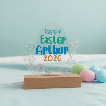 First Easter Egg LED Acrylic Plaque, 3 of 7